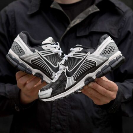 Buy First Copy Nike Zoom Vomero 5 SE SP Dark Grey Black White Shoes Online India