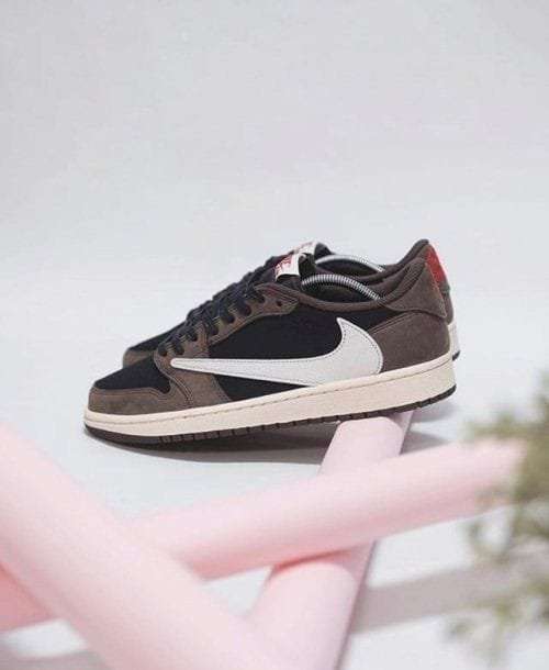 Buy First Copy Nike Air Jordan Retro 1 Travis Scott Low Women Shoes Online India