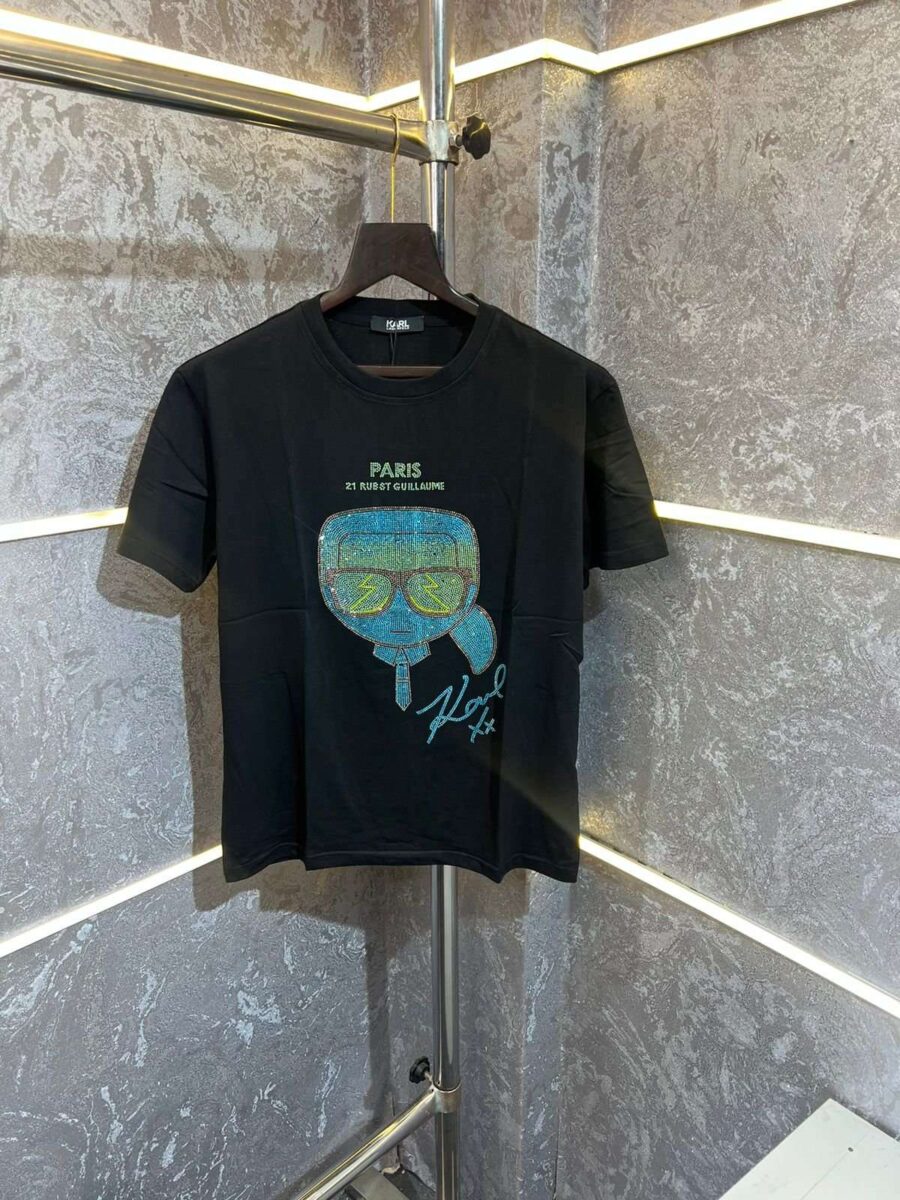 Buy First Copy Karl Lagerfeld Turkey Oversized Off Shoulder T-Shirt Online India