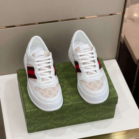 Buy First Copy Gucci GG White Sneaker Shoes Online India