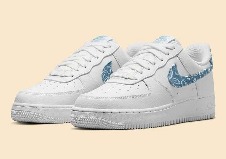 Buy First Copy Nike Airforce 1 Paisley Worn Blue Shoes Online India