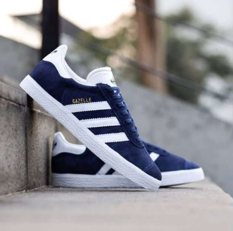 First Copy 7A Quality Adidas Originals Gazelle Navy Blue Shoes