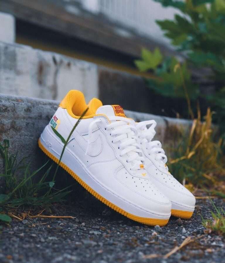 Buy Nike Airforce 1 West Indies Yellow Anniversary First Copy Replica Shoes For Sale