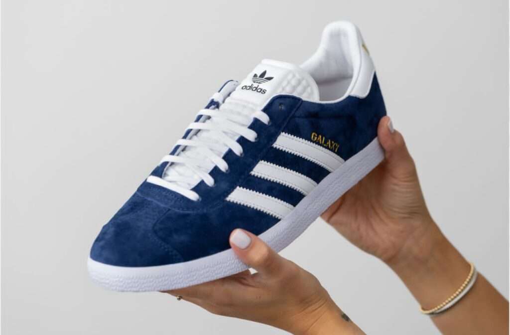 Buy First Copy Adidas Originals Gazelle Navy Blue Shoes Online India