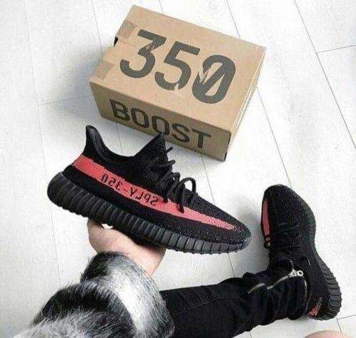 Buy First Copy Adidas Yeezy Sply 350 Boost V2 Core Black Red Shoes Online India