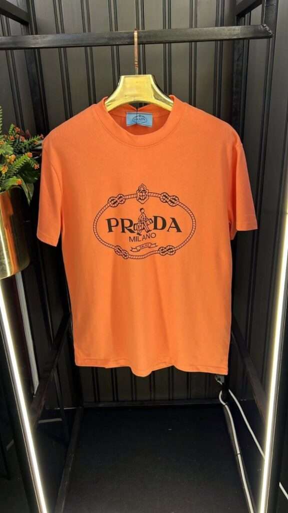 Buy First Copy Prada Milano Round Neck T-shirt Online India