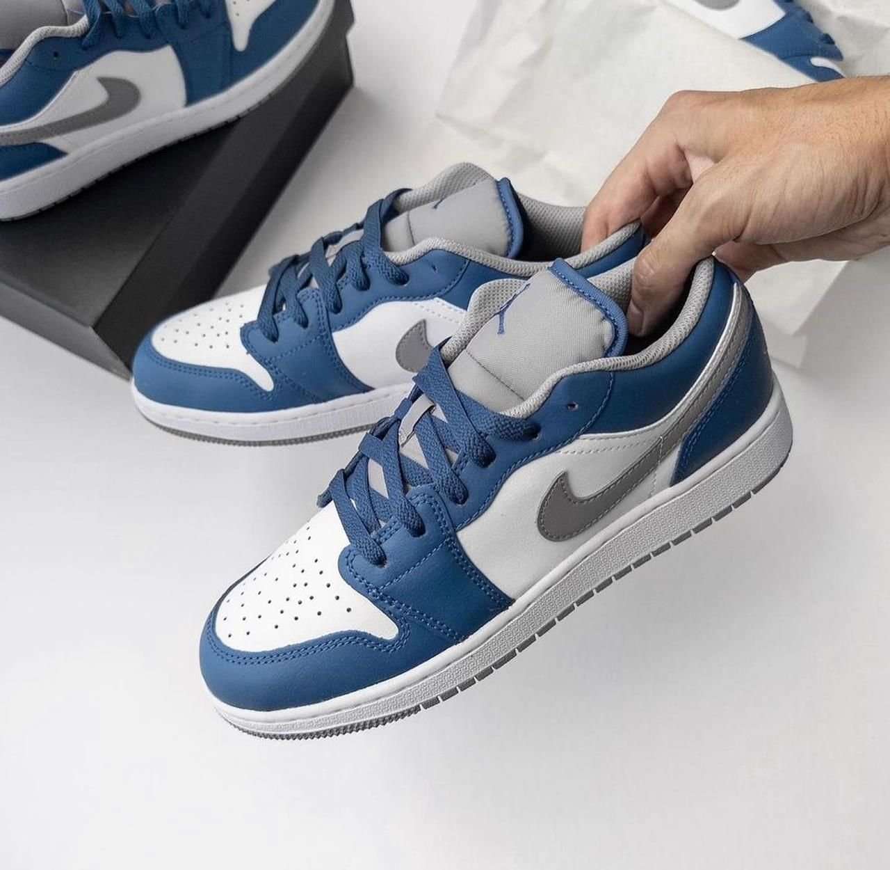 Best Copy Nike Jordan 1 7A Low True Blue For Sale