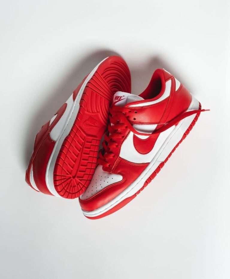 Buy First Copy Nike Dunk Low University Red Shoes Online India