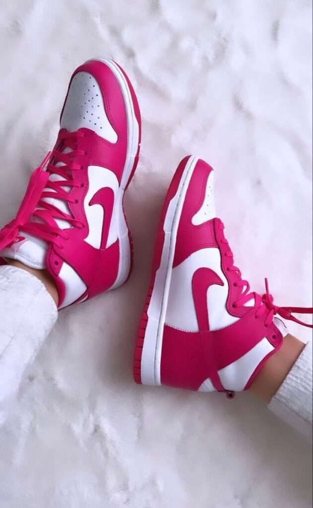 Buy First Copy Nike SB Dunk High Pink Prime Women Shoes Online India