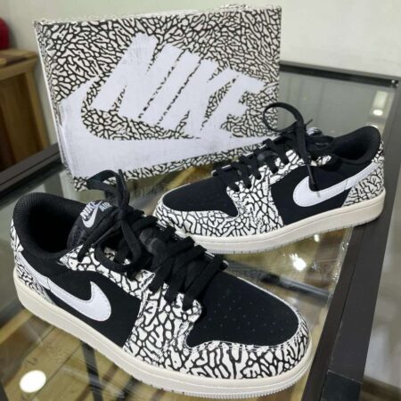 Buy First Copy Nike Air Jordan Retro 1 Low Elephant Print Shoes Online India