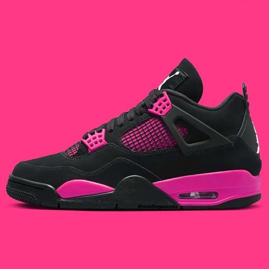 Buy First Copy Nike Air Jordan Retro 4 Pink Thunder Shoes Online India