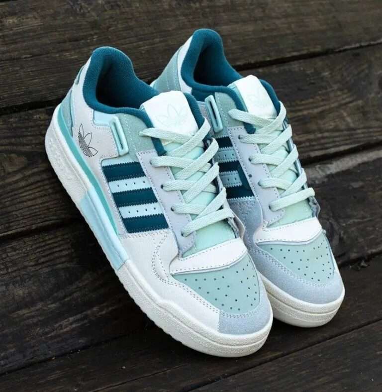 Buy First Copy Adidas Forum Exhibit Low Grey Mint Shoes Online India