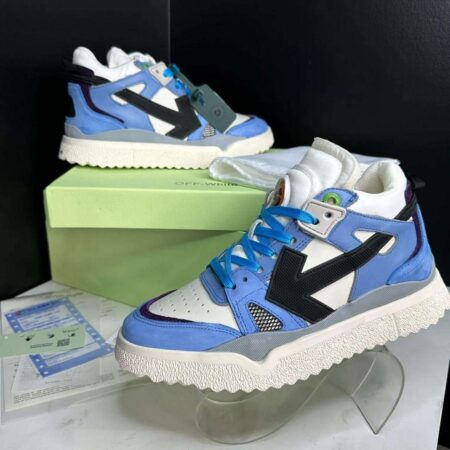 Buy First Copy Off-White C/O Virgil Abloh Out Of Office White/Blue Shoes Online India