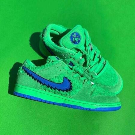 Buy First Copy Grateful Dead X Nike SB Dunk Low Green Bear Shoes Online India