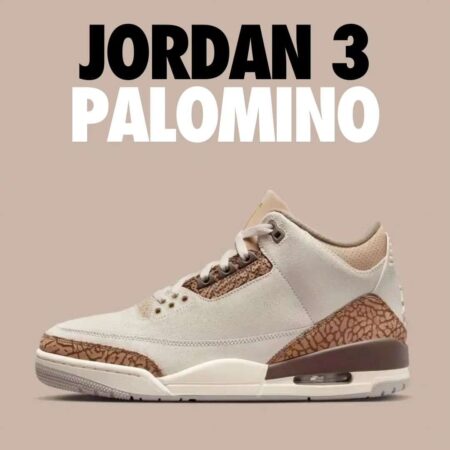 Buy First Copy Nike Air Jordan Retro 3 Palomino Shoes Online India