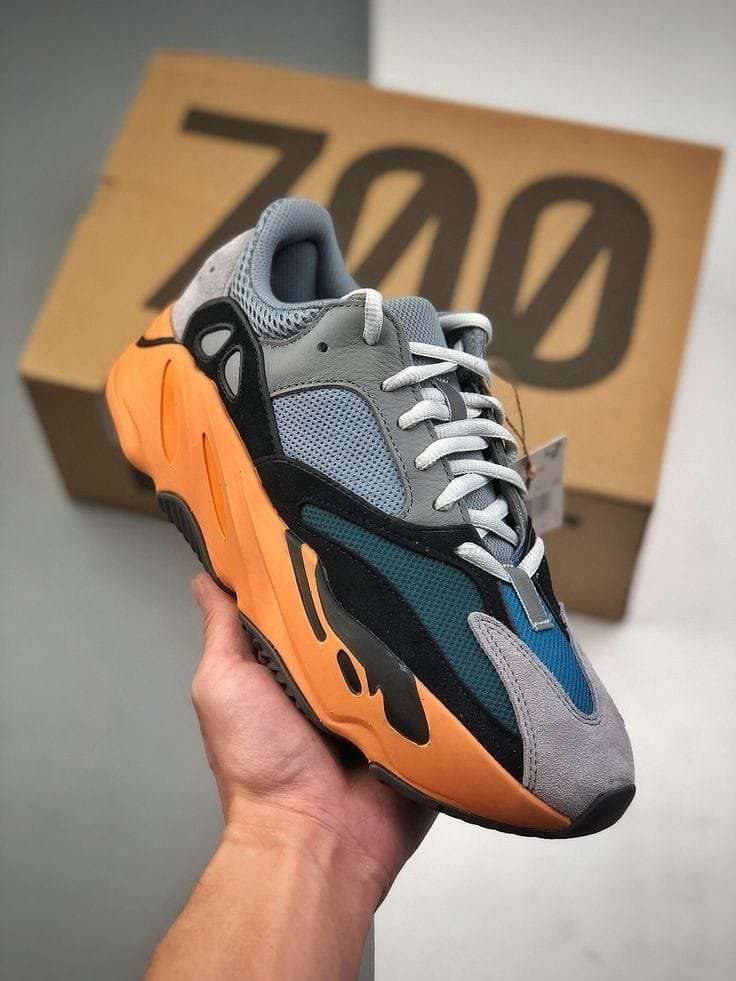 Buy First Copy Adidas Yeezy Boost 700 Wash Orange Shoes Online India