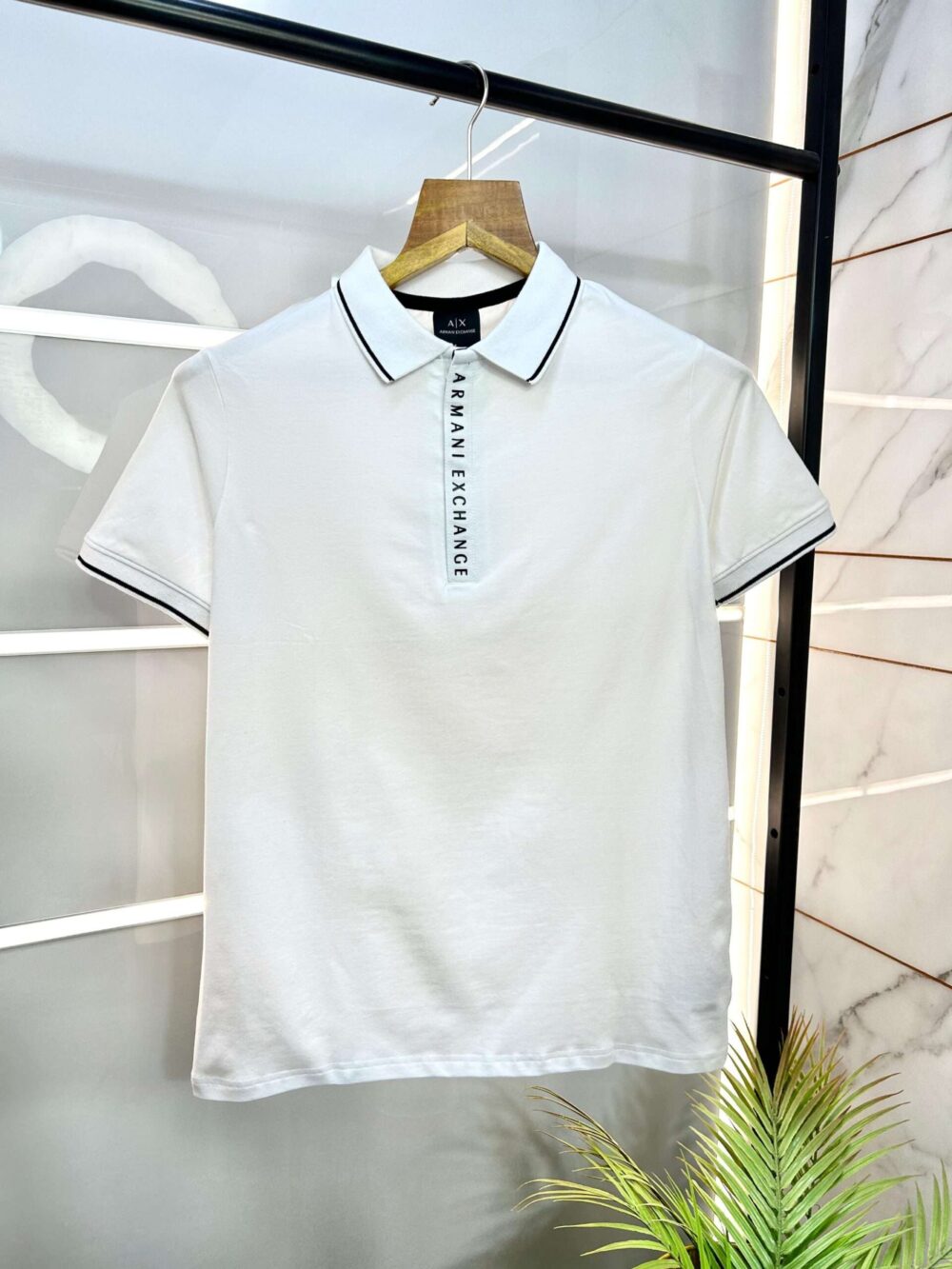 Armani Exchange Collar Neck T-shirts