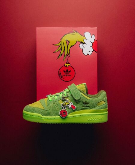 Buy First Copy Adidas Forum Low Grinch Shoes Online India