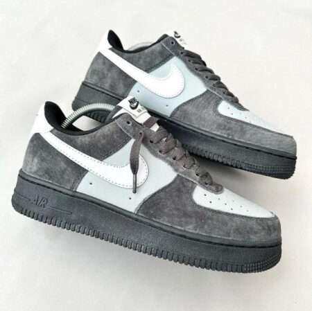 Buy First copy Nike Airforce 1 Wolf LV8 Grey Anthracite Shoes Online India