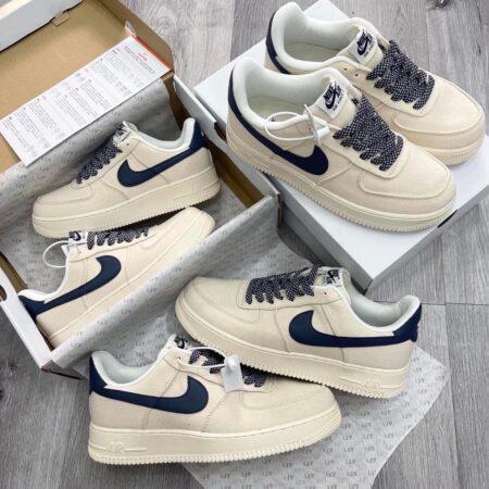 Buy Nike Airforce 1 Stussy Beige First Copy Replica Shoes For Sale