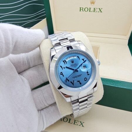 Buy Rolex Day Date Arabic Edition First Copy Replica Watch For Sale
