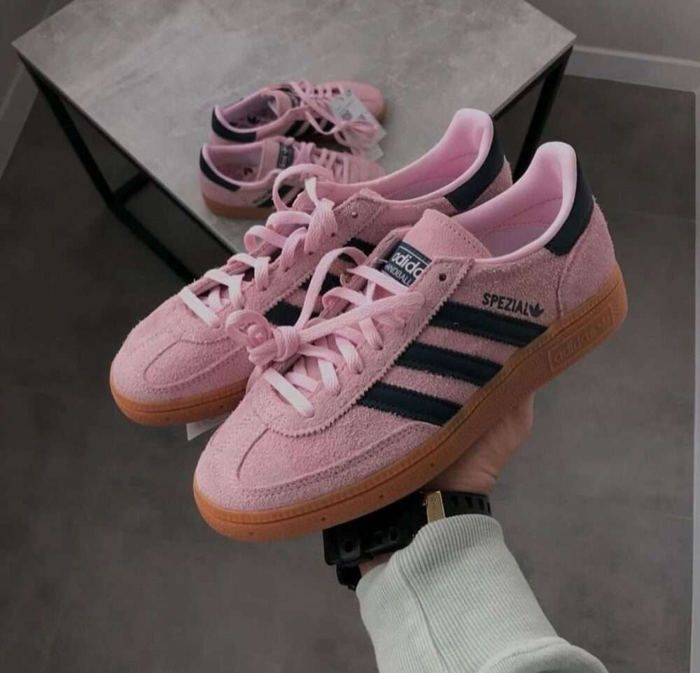 Buy First Copy Adidas Handball Spezial Clear Pink Shoes Online India