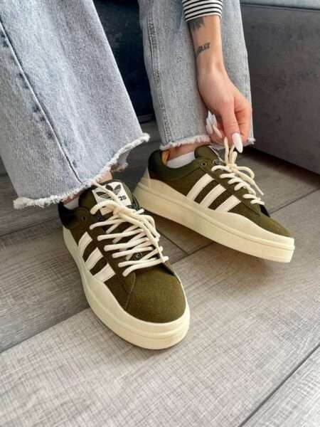 Buy First Copy Adidas Bad Bunny Campus Wild Moss Shoes Online India