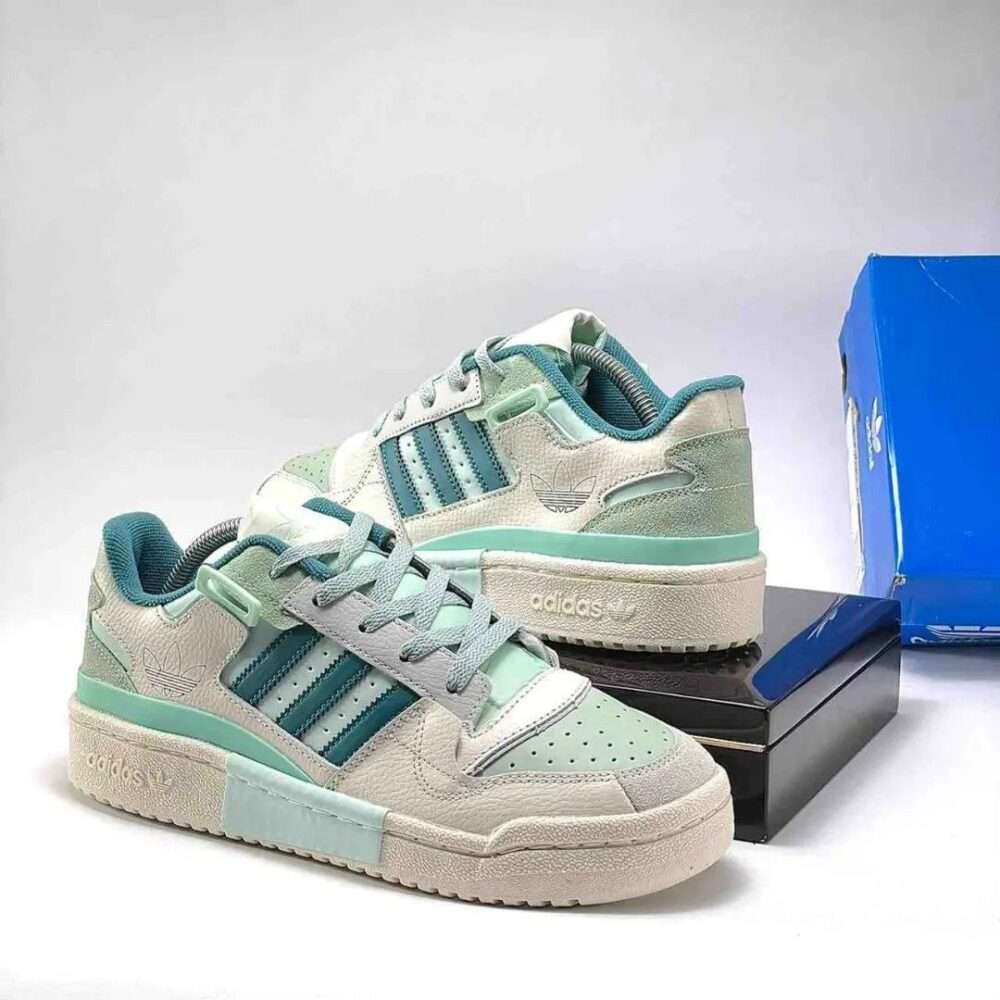 Buy First Copy Adidas Forum Low Exhibit Mint Green Shoes Online India
