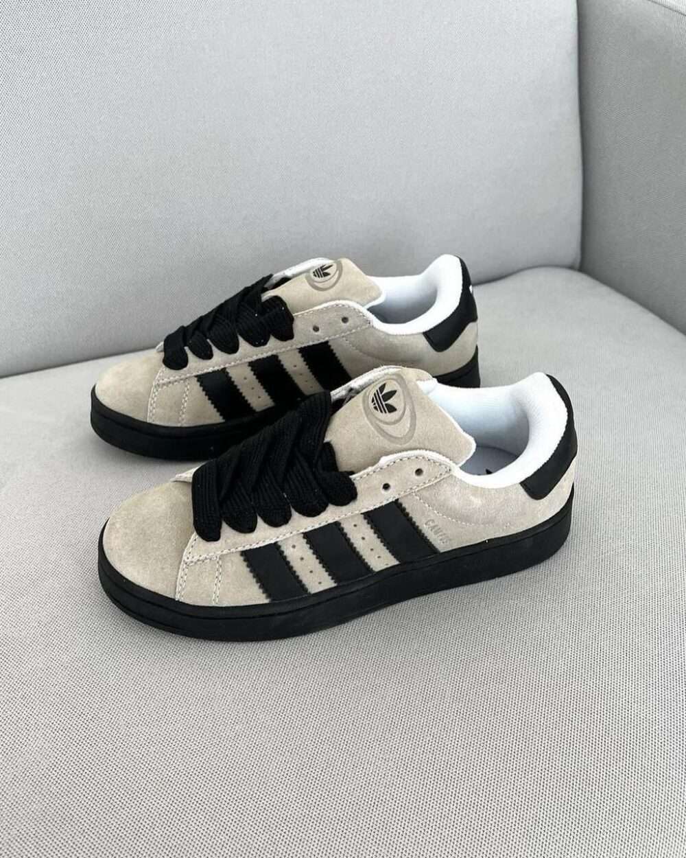Buy First Copy Adidas Campus 00s Beige Black Shoes Online India