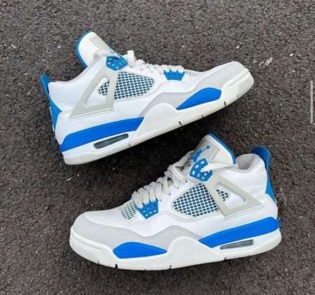 Buy First Copy Nike Air Jordan 4 Military Blue Shoes online India