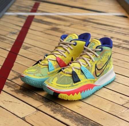Buy First Copy Nike Kyrie 7 1 World 1 People Yellow Shoes Online India