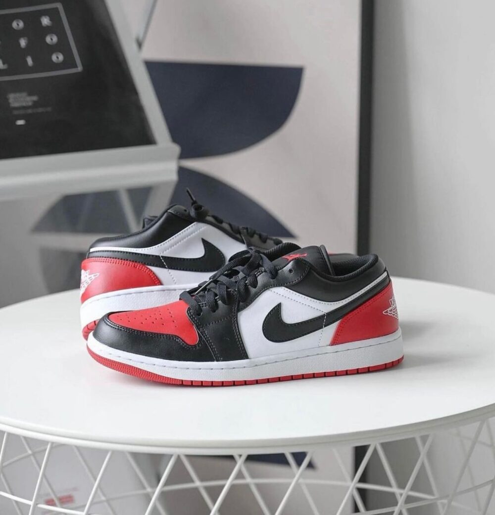 First Copy Nike Air Jordan 1 Low Bred Toe