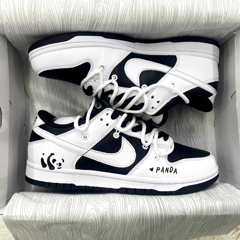 Buy First Copy Nike SB Dunk Low Off White Panda Shoes Online India